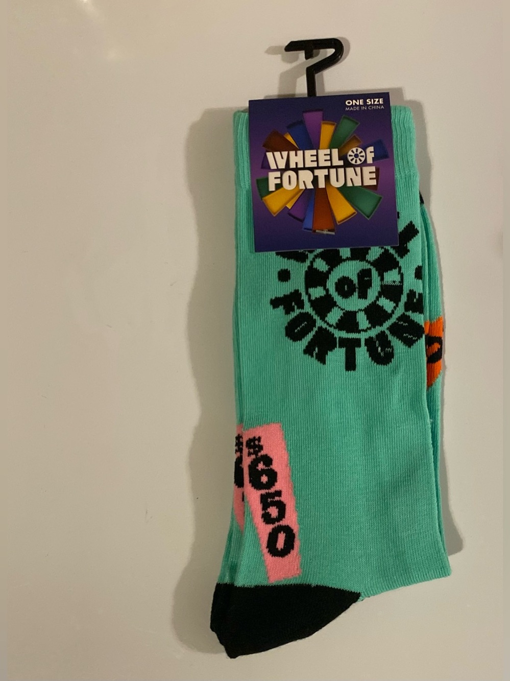 Fun Novelty Socks Featuring Wheel of Fortune